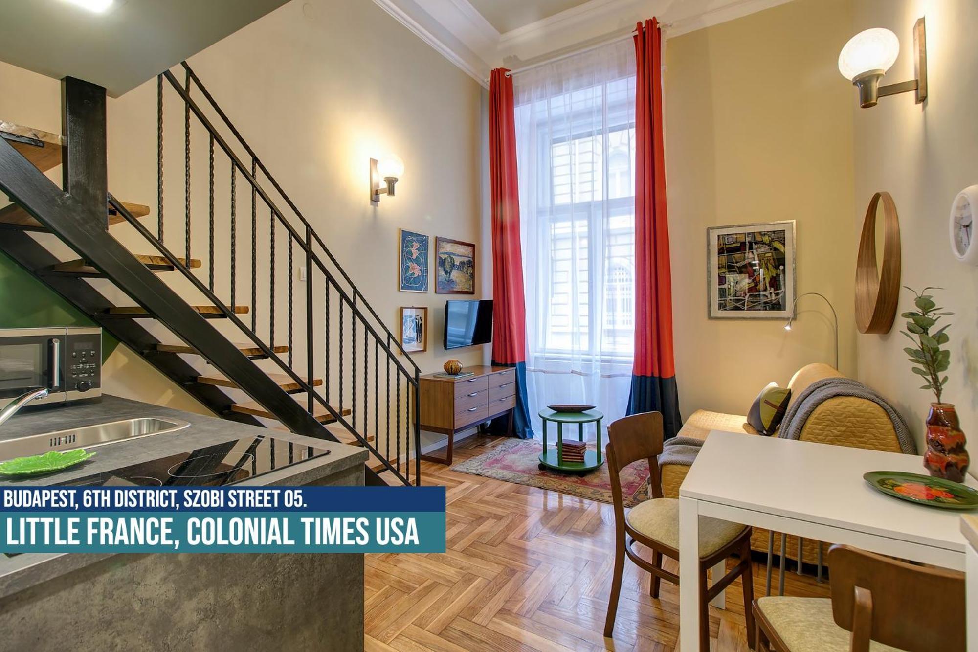 Little Americas Usa Colonial Times Apartments Boedapest Buitenkant foto