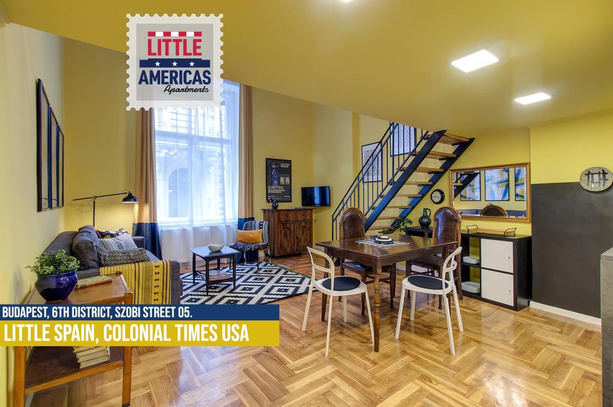 Little Americas Usa Colonial Times Apartments Boedapest Buitenkant foto